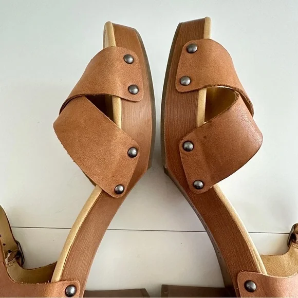 Lucky Brand Women's Haidlee Strappy Block Heel Sandals Latte Tan Color sz 9.5M - Picture 12 of 16